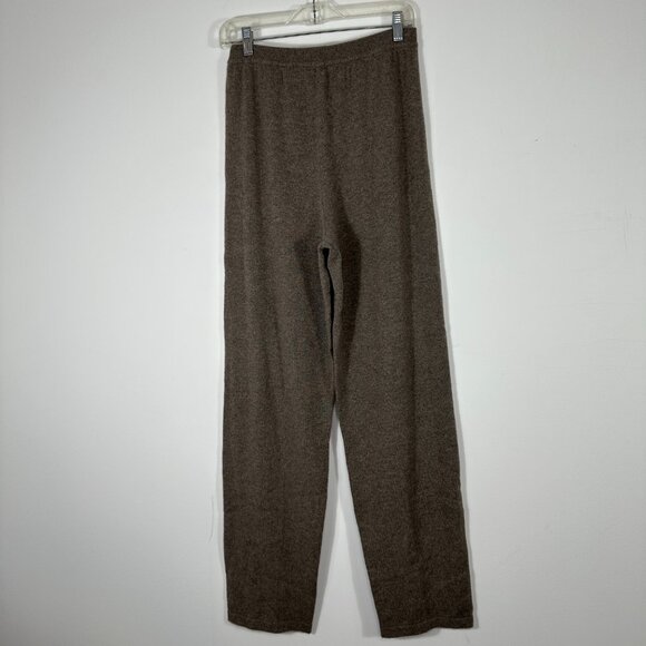 NWT Neiman Marcus 100% Cashmere 3pc Set: Cardigan/Top/Pant Size M/L Light Brown - Picture 4 of 16